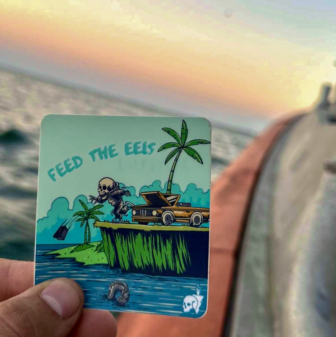 Feed The Eels sticker